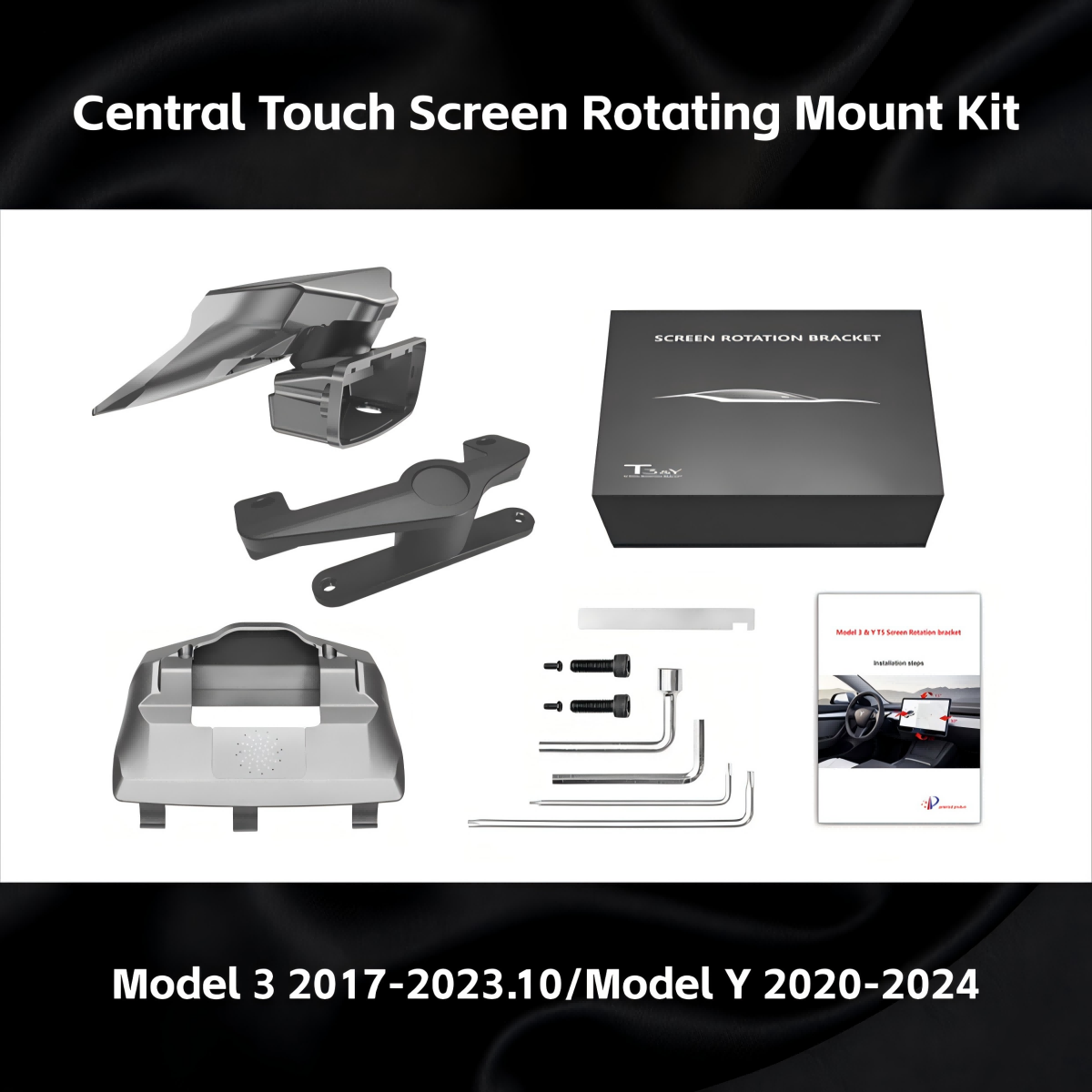 Central Touch Screen Rotating Mount Kit (Tesla upgrades accessories )